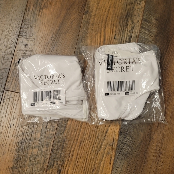 VS PINK HIGH WAIST BIKINI BOTTOMS & BODYWRAP TOP - Picture 8 of 8